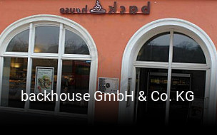 backhouse GmbH & Co. KG online reservieren