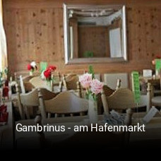 Gambrinus - am Hafenmarkt online reservieren