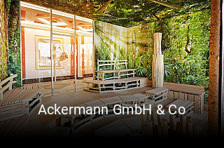 Ackermann GmbH & Co online reservieren