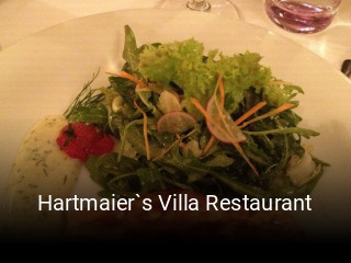 Jetzt bei Hartmaier`s Villa Restaurant einen Tisch reservieren