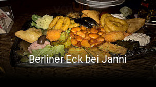 Jetzt bei Berliner Eck bei Janni einen Tisch reservieren