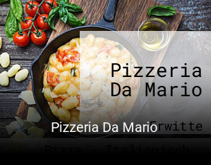 Jetzt bei Pizzeria Da Mario einen Tisch reservieren