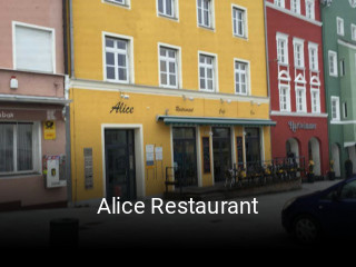 Alice Restaurant tisch reservieren