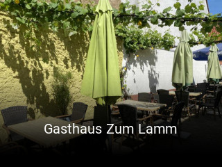Gasthaus Zum Lamm tisch reservieren