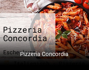 Jetzt bei Pizzeria Concordia einen Tisch reservieren