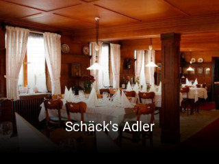Schäck's Adler online reservieren