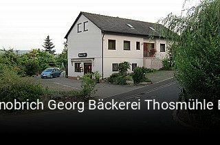 Schnobrich Georg Bäckerei Thosmühle Bäckerei Cafe tisch buchen