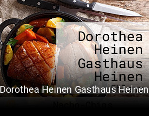 Dorothea Heinen Gasthaus Heinen tisch buchen