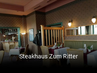 Steakhaus Zum Ritter tisch reservieren