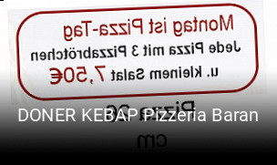 Jetzt bei DONER KEBAP Pizzeria Baran einen Tisch reservieren