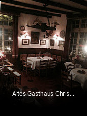 Altes Gasthaus Christ tisch buchen