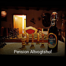 Pension Altvogtshof tisch buchen