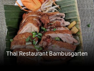 Thai Restaurant Bambusgarten tisch buchen