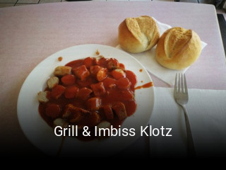 Grill & Imbiss Klotz online reservieren