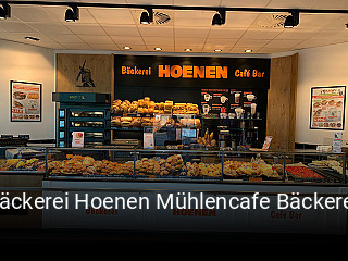Bäckerei Hoenen Mühlencafe Bäckerei tisch reservieren