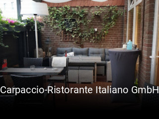 Jetzt bei Carpaccio-Ristorante Italiano GmbH einen Tisch reservieren