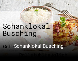 Schanklokal Busching online reservieren