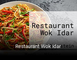 Restaurant Wok Idar tisch reservieren