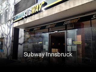 Jetzt bei Subway Innsbruck einen Tisch reservieren