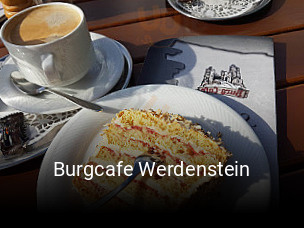 Burgcafe Werdenstein tisch reservieren