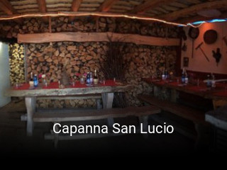Jetzt bei Capanna San Lucio einen Tisch reservieren
