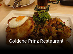 Goldene Prinz Restaurant tisch buchen