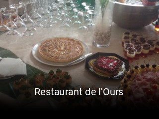 Jetzt bei Restaurant de l'Ours einen Tisch reservieren