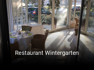 Restaurant Wintergarten tisch reservieren