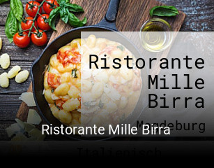 Jetzt bei Ristorante Mille Birra einen Tisch reservieren