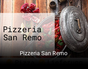 Pizzeria San Remo tisch reservieren