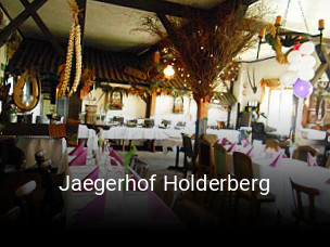Jetzt bei Jaegerhof Holderberg einen Tisch reservieren