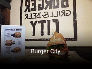 Burger City tisch buchen