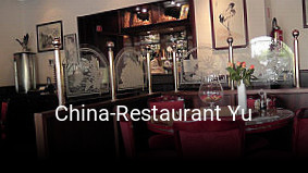 Jetzt bei China-Restaurant Yu einen Tisch reservieren
