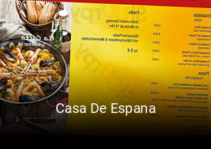 Jetzt bei Casa De Espana einen Tisch reservieren