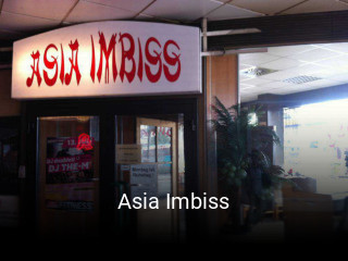 Asia Imbiss tisch reservieren