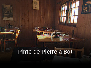Jetzt bei Pinte de Pierre-à-Bot einen Tisch reservieren