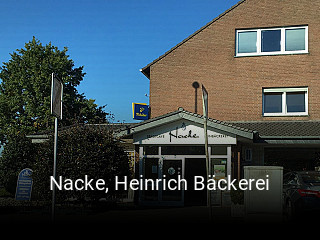 Nacke, Heinrich Bäckerei tisch buchen