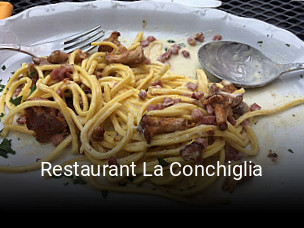 Jetzt bei Restaurant La Conchiglia einen Tisch reservieren
