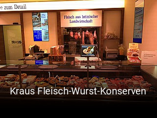 Kraus Fleisch-Wurst-Konserven tisch buchen