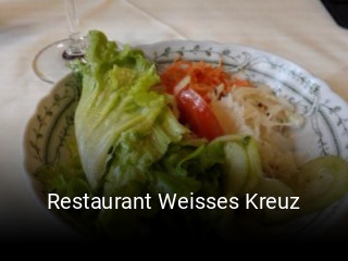 Restaurant Weisses Kreuz online reservieren