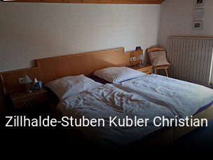Zillhalde-Stuben Kubler Christian online reservieren
