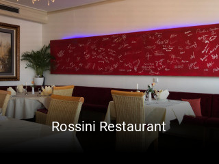 Rossini Restaurant tisch buchen