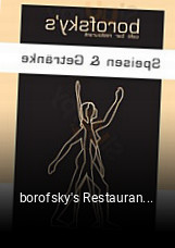 Jetzt bei borofsky's Restaurant einen Tisch reservieren