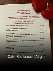 Cafe Restaurant Allgäu tisch reservieren