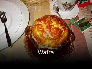 Jetzt bei Watra einen Tisch reservieren