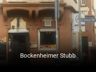 Bockenheimer Stubb tisch buchen
