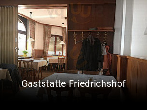 Gaststatte Friedrichshof tisch buchen