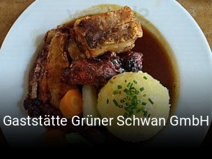 Jetzt bei Gaststätte Grüner Schwan GmbH einen Tisch reservieren