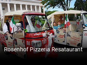 Rosenhof Pizzeria Resataurant reservieren