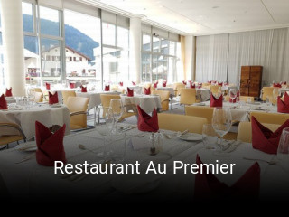 Restaurant Au Premier reservieren